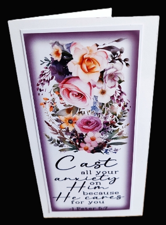 Floral Bible & Inspiration DL Toppers Or Bookmarks by Diane  Hitchcox