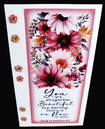 Floral Bible & Inspiration DL Toppers Or Bookmarks by Diane  Hitchcox