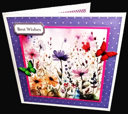 Wildflower Card Toppers by Diane  Hitchcox