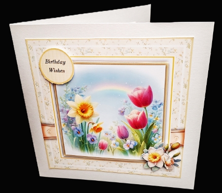 Florals and Rainbows by Diane  Hitchcox