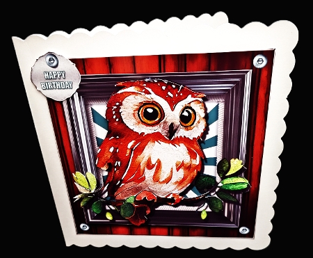 The Wood Owl three  by Diane  Hitchcox