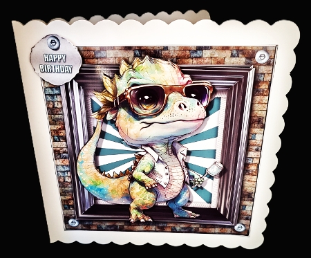 Cool Dino 3 by Diane  Hitchcox