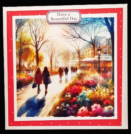 Urban spring morning  by Diane  Hitchcox