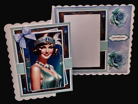 Art Deco Diva 4 by Diane  Hitchcox