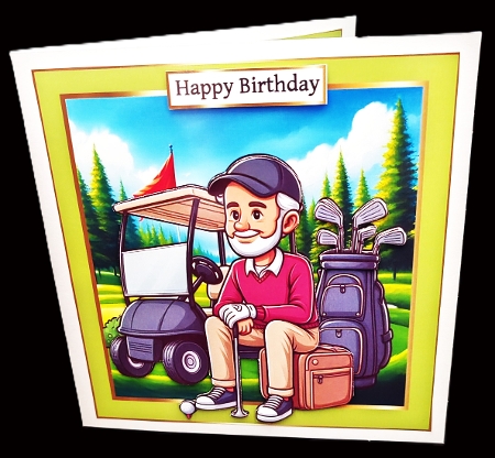 Golf 2 by Diane  Hitchcox