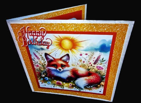 Sunny Meadow Fox by Diane  Hitchcox