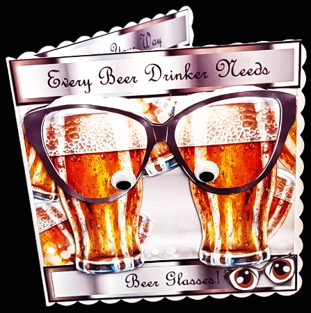 Every beer Drinker Needs BEER GLASSES by Diane  Hitchcox