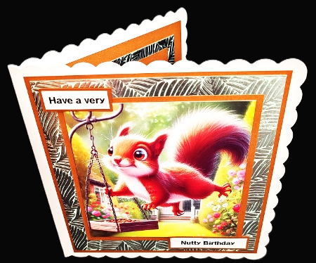 Nutty Squirrel  by Diane  Hitchcox