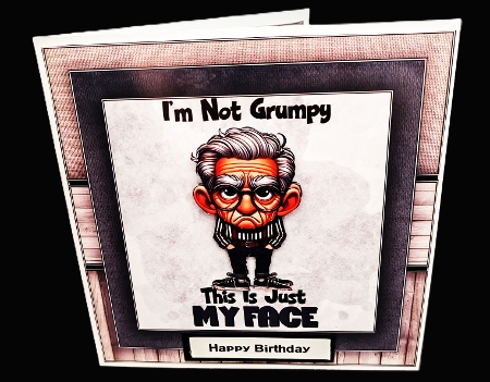 Grumpy Grandpa Mini Kit 6X6 by Diane  Hitchcox