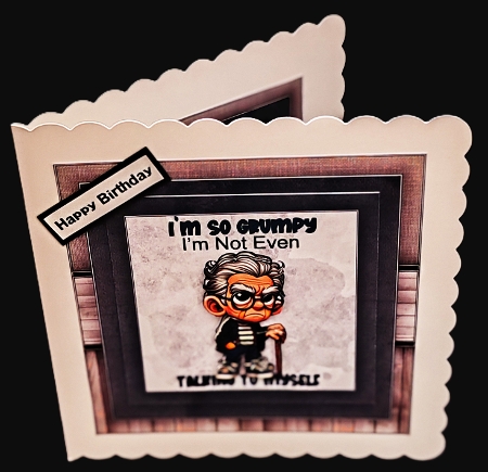 Grumpy Grandpa Mini Kit 7X7 by Diane  Hitchcox