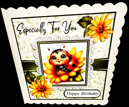 Ladybug Daisy by Diane  Hitchcox