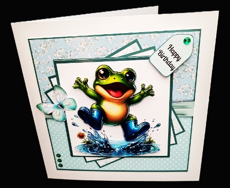 Happy Little Froggos by Diane  Hitchcox