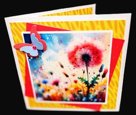 Dandelion Card Toppers 2 by Diane  Hitchcox