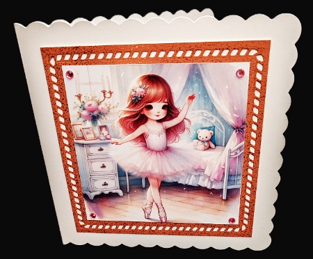6x6 Little Ballerina - Illustrations for Cardmakers & Designers  by Diane  Hitchcox