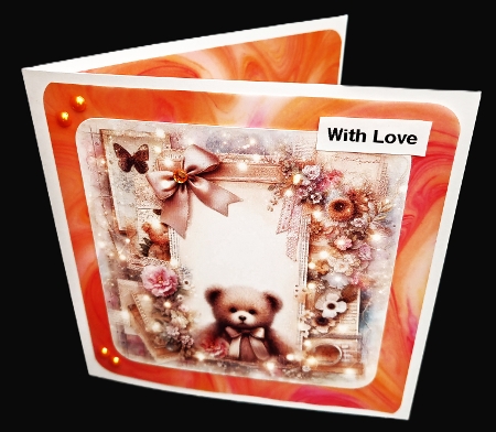 Whimsy Framed Bears by Diane  Hitchcox
