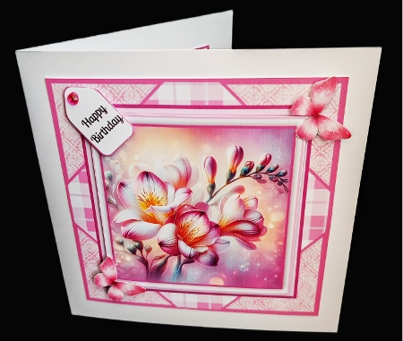 Elegant Freesias by Diane  Hitchcox