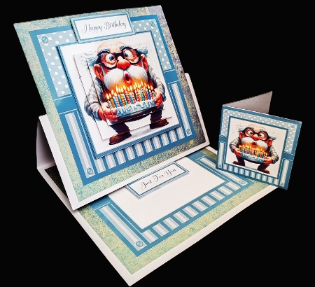 Happy Birthday Grandpa 2 Mini Kit 6x6 by Diane  Hitchcox