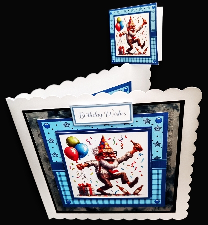 Happy Birthday Grandpa 3 Mini Kit 6x6 by Diane  Hitchcox