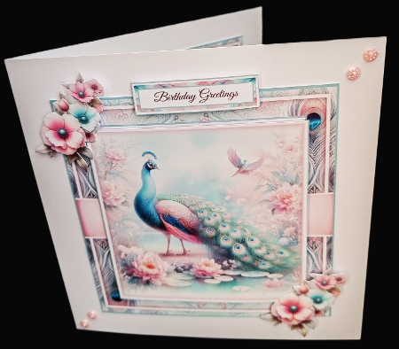 Pastel Majestic Peacock Mini Kit by Diane  Hitchcox