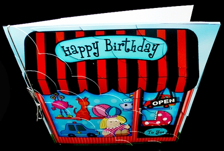 8 x 8 Little Toy Shop Scalloped Corner Kit by Diane  Hitchcox