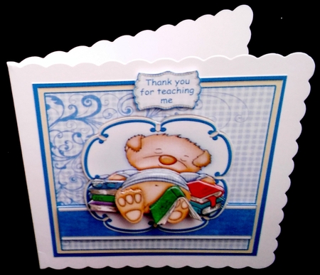 Genius at Work! or Thank You Teacher Decoupage by Diane  Hitchcox