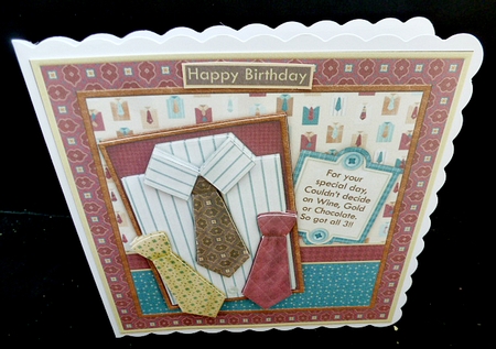 Wine Gold or Chocolate 8x8 Mini Kit for Men by Diane  Hitchcox