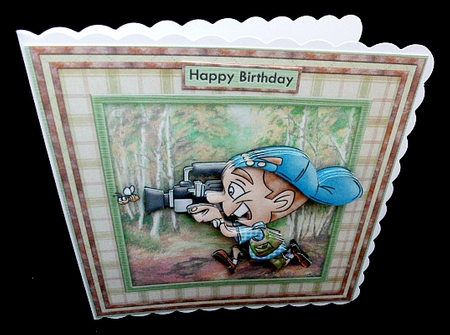 Cameraman You Tube Fanatic 8x8 Male Birthday Mini Kit & Ages by Diane  Hitchcox