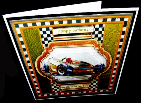 Motor Racing 8x8 Pyramage Mini Kit for Men by Diane  Hitchcox