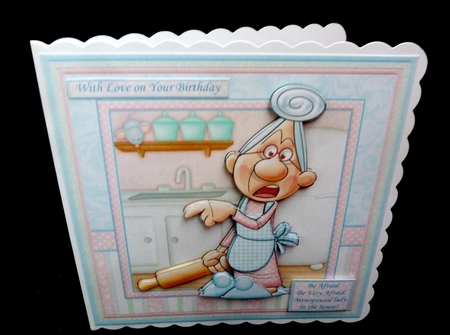 Be Afraid Very Afraid Menopausal Lady in the House Mini Kit by Diane  Hitchcox