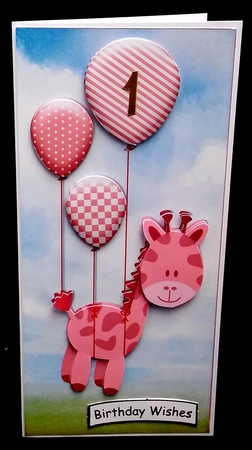 Cute Baby Dl Topper Boy and Girl 834 by Diane  Hitchcox