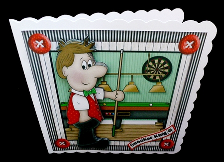 Snooker King Mini Kit. Birthday/father's Day by Diane  Hitchcox