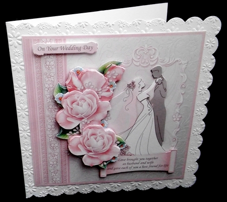 BRIDE & GROOM 1ST DANCE Wedding Day 8x8 Decoupage Mini Kit by Diane  Hitchcox