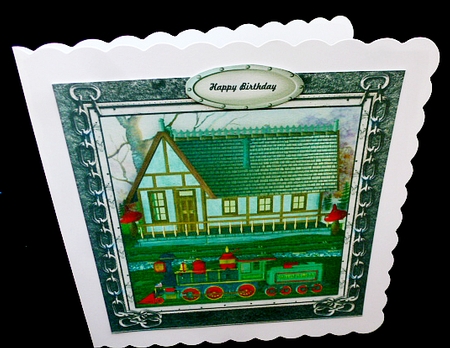 Male card Train Topper & Gift cards. by Diane  Hitchcox