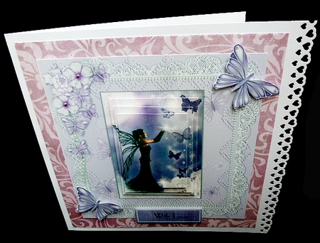 Butterflies and Fairy Quick Card by Diane  Hitchcox