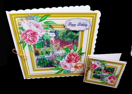 Flowers at Roses Cottage  by Diane  Hitchcox