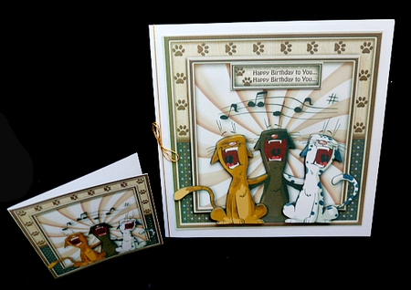 Cats Choir by Diane  Hitchcox