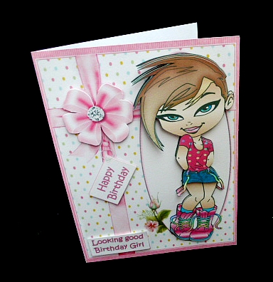 Teen Diva looking good version 2  by Diane  Hitchcox