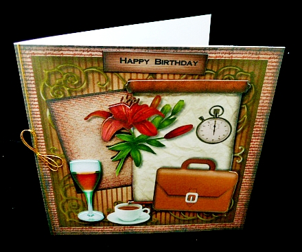 Male card office Collage by Diane  Hitchcox