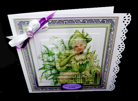 Vintage Lily of the valley topper kit 930 by Diane  Hitchcox