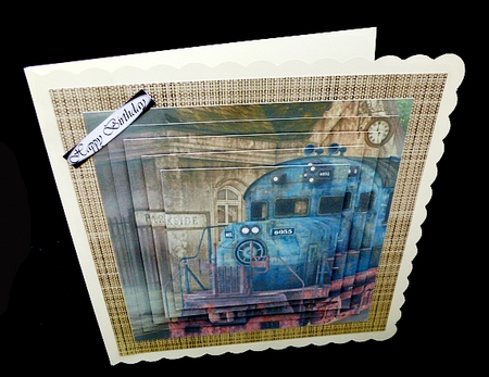 The Old Victorian Train Station 21 - Travel Adventures - Pyrimage/ pyramid + Insert & Tag by Diane  Hitchcox