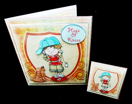 Mini Kit- Little Boys Card for lots of occasions by Diane  Hitchcox
