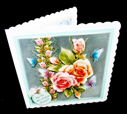 Bunches And Butterflies by Diane  Hitchcox