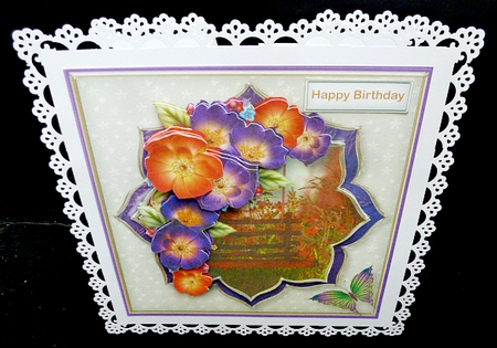 Secret Garden - Stacked Petal Layer Card Mini Kit by Diane  Hitchcox