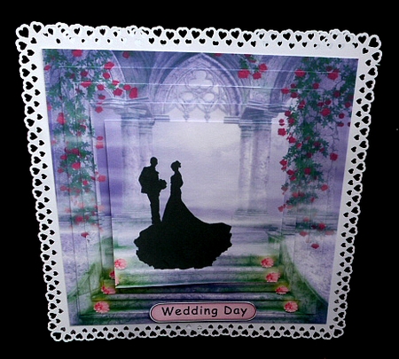 Tying The Knot 62 - Weddings & Handfastings - Pyrimage/pyramid + Matching Insert & Tag  by Diane  Hitchcox