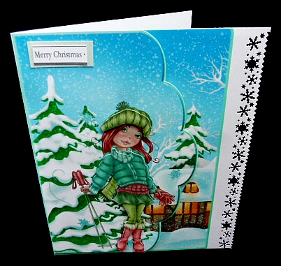 Beautiful Skier #1 for lots of occasions by Diane  Hitchcox
