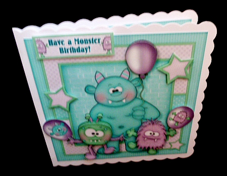 Monster Party Mini Kit Birthday/Halloween with Ages by Diane  Hitchcox