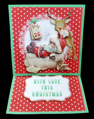 AFTER SO MUCH EFFORT CHRISTMAS EASEL  by Diane  Hitchcox