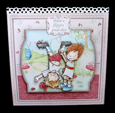 HAVE A FLIPPIN GREAT DAY All Occasions Decoupage & Insert Mini Kit by Diane  Hitchcox