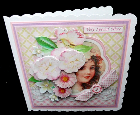 Long Ago Summer - Lace and Pearls Card Mini Kit by Diane  Hitchcox