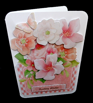 Beautiful Over theEdge with Pink Roses  by Diane  Hitchcox